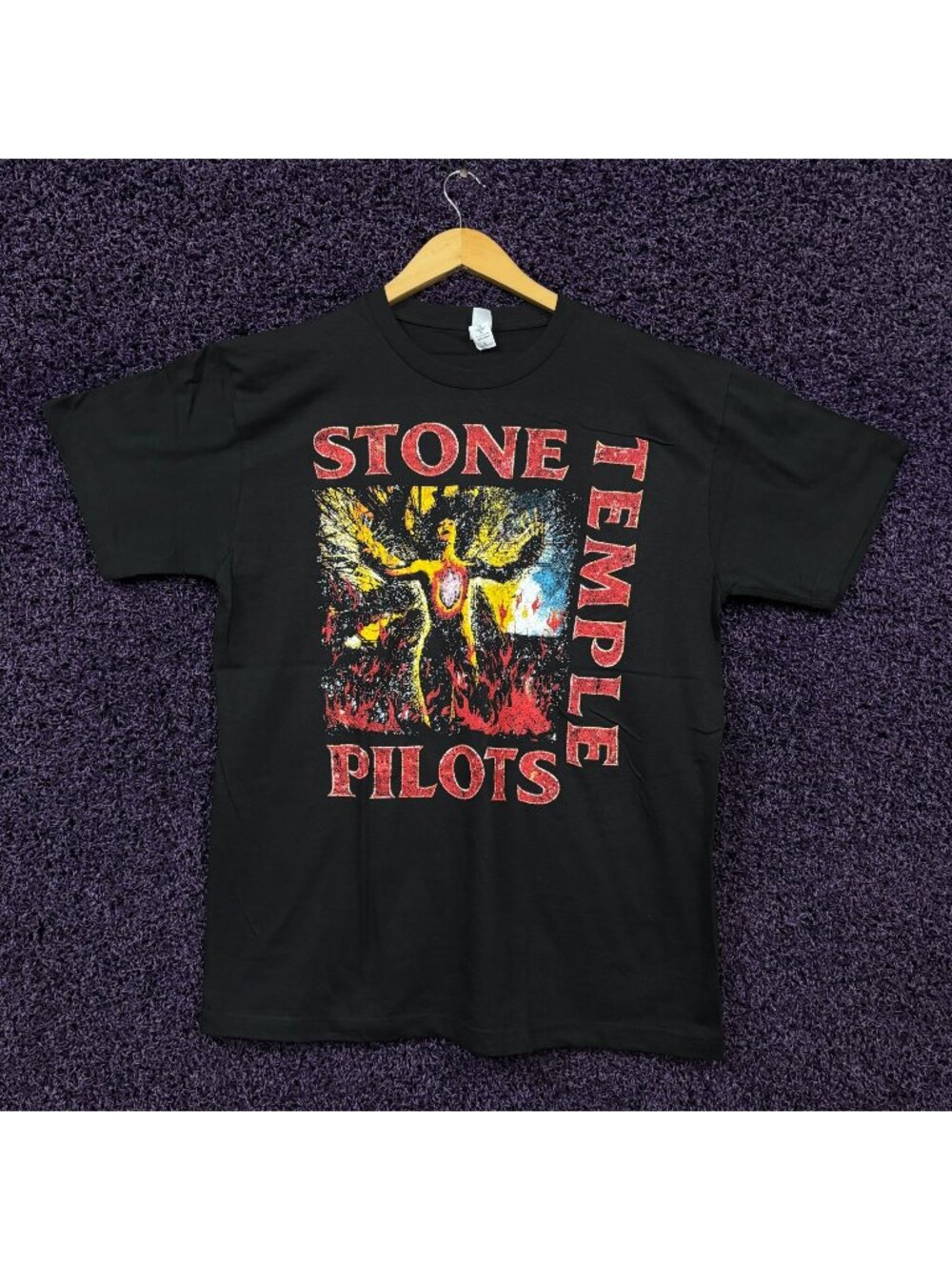Stone Temple Pilots Core Album Art Poster Grunge T-Shirt L